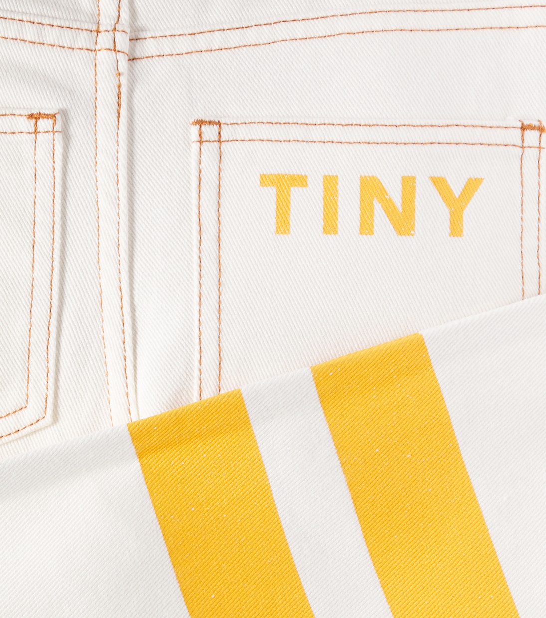 Striped cotton twill pants | Tinycottons