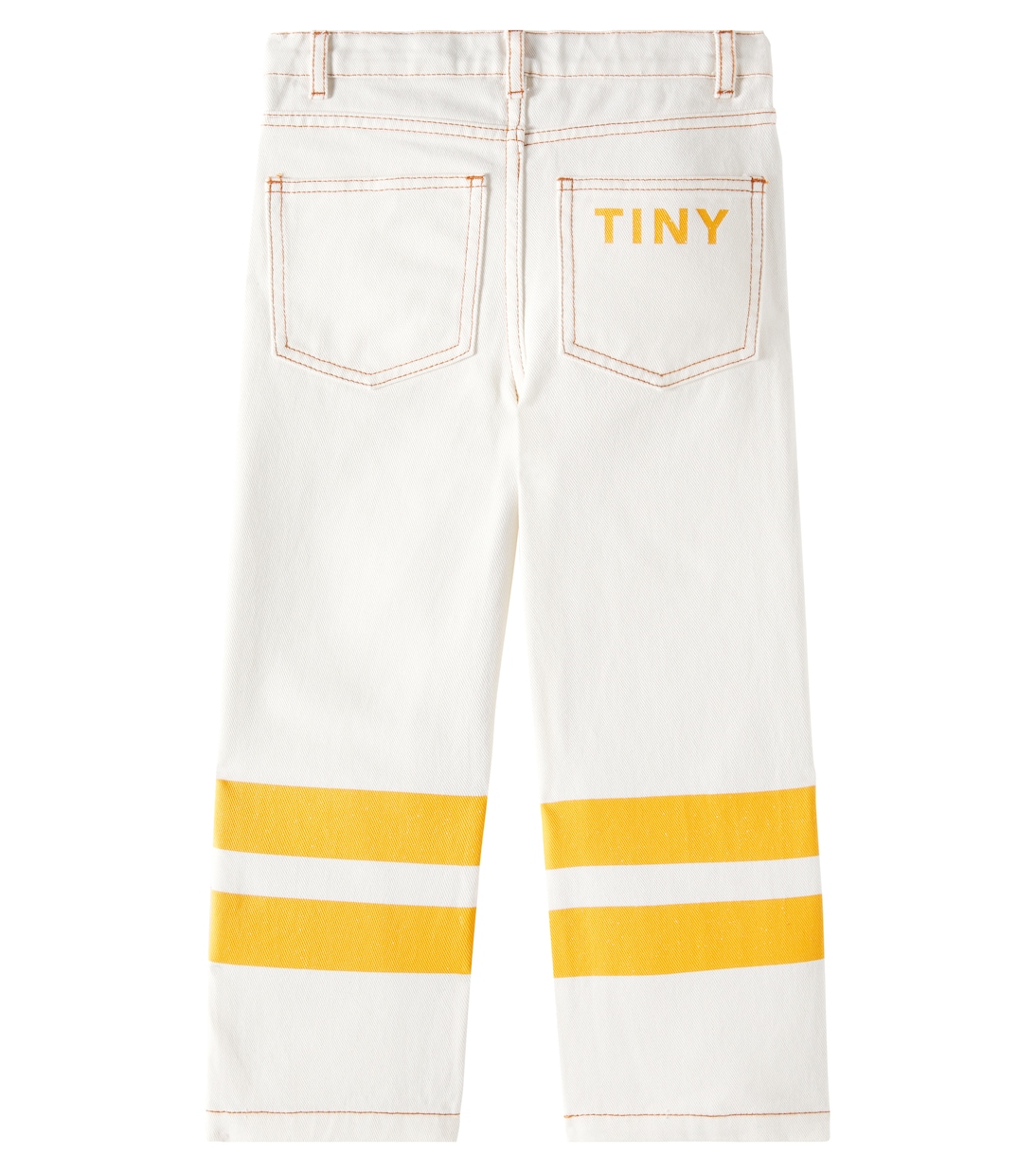 Striped cotton twill pants | Tinycottons