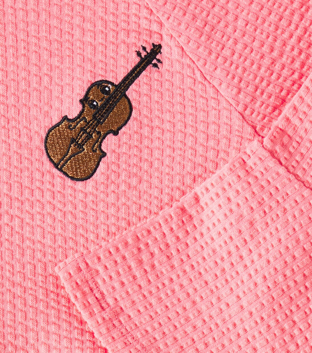 Violin embroidered dress | Mini Rodini