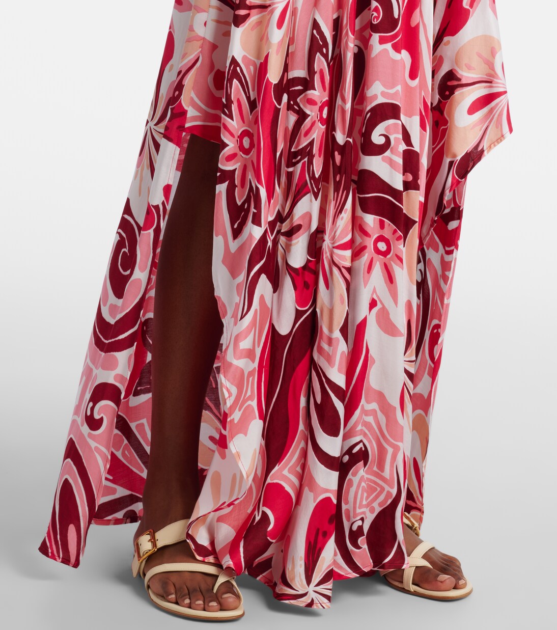 Robe longue Mabelle en satin | Poupette St Barth