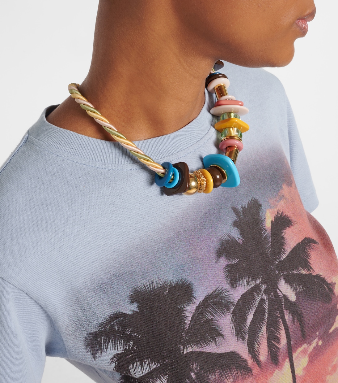 Camiseta de algodón estampada | Chloé