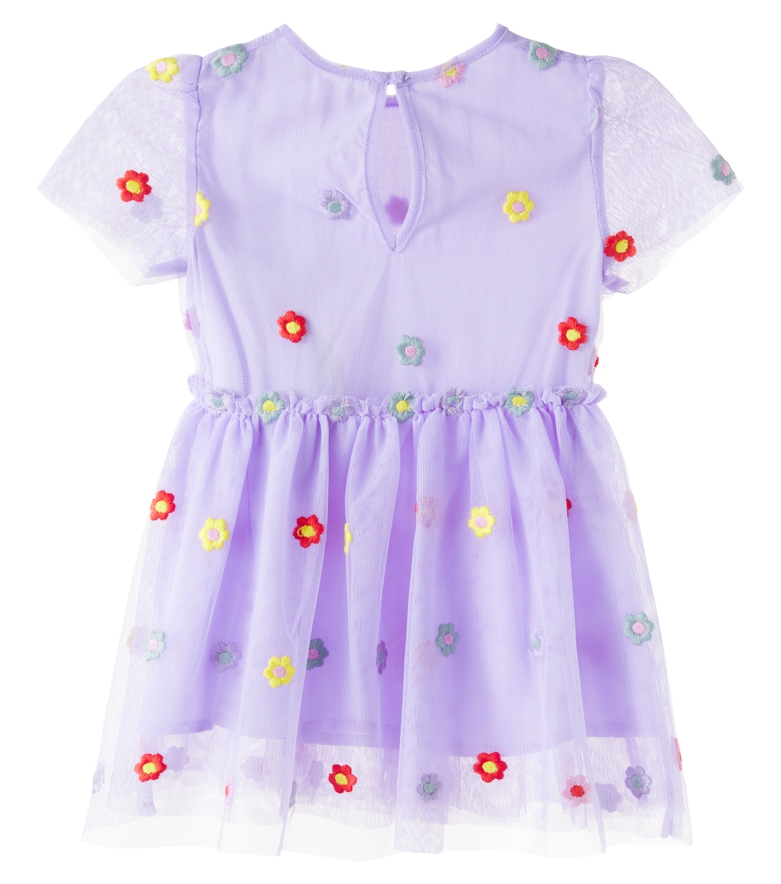 Baby embroidered floral tulle dress | Stella McCartney Kids