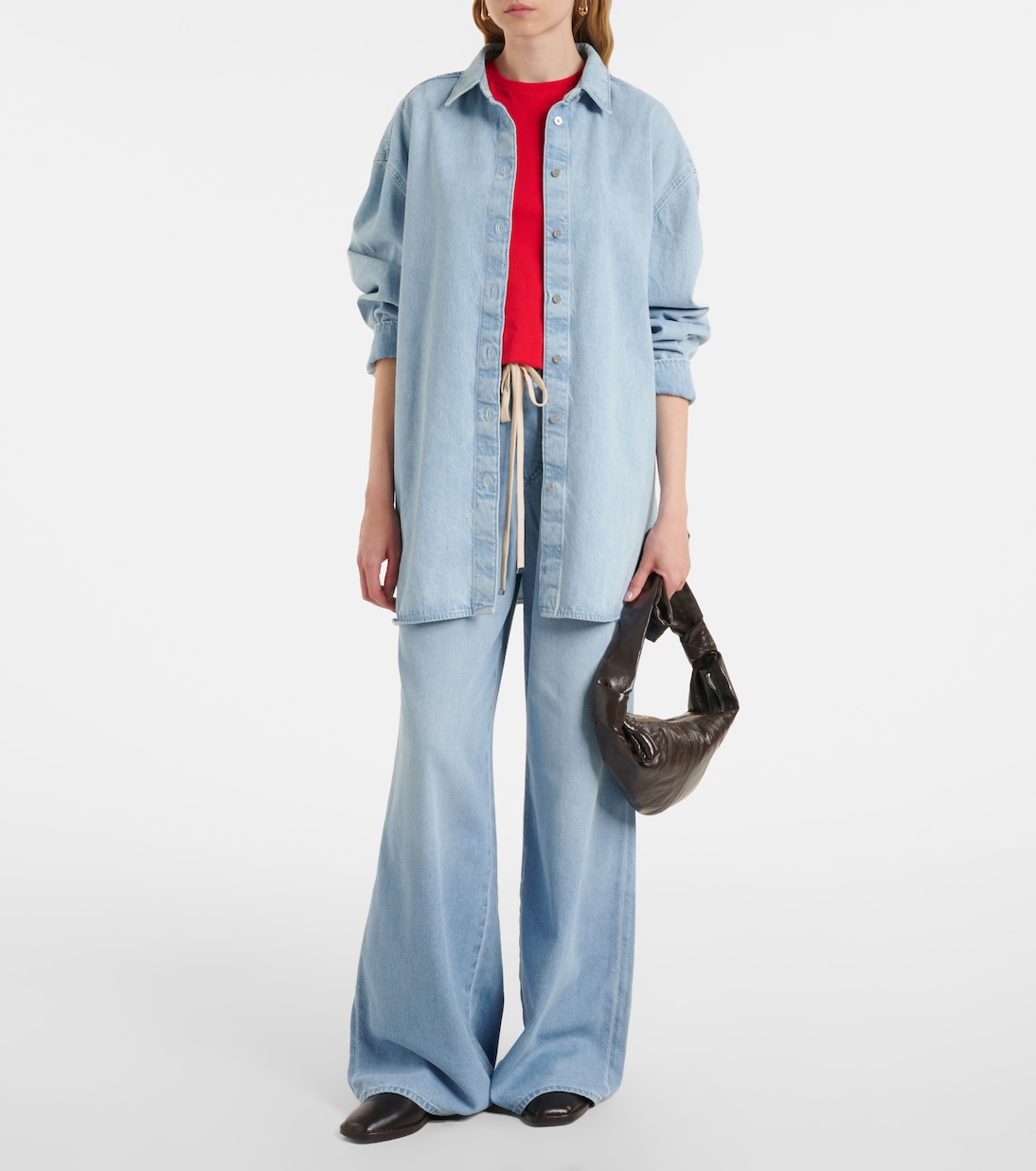 High-Rise Wide-Leg Jeans Pull On | 7 For All Mankind