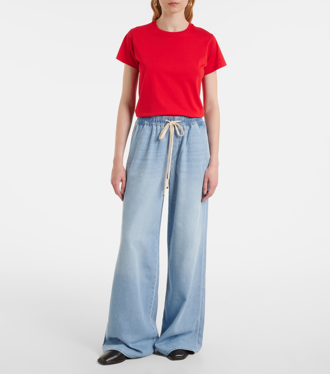 High-Rise Wide-Leg Jeans Pull On | 7 For All Mankind