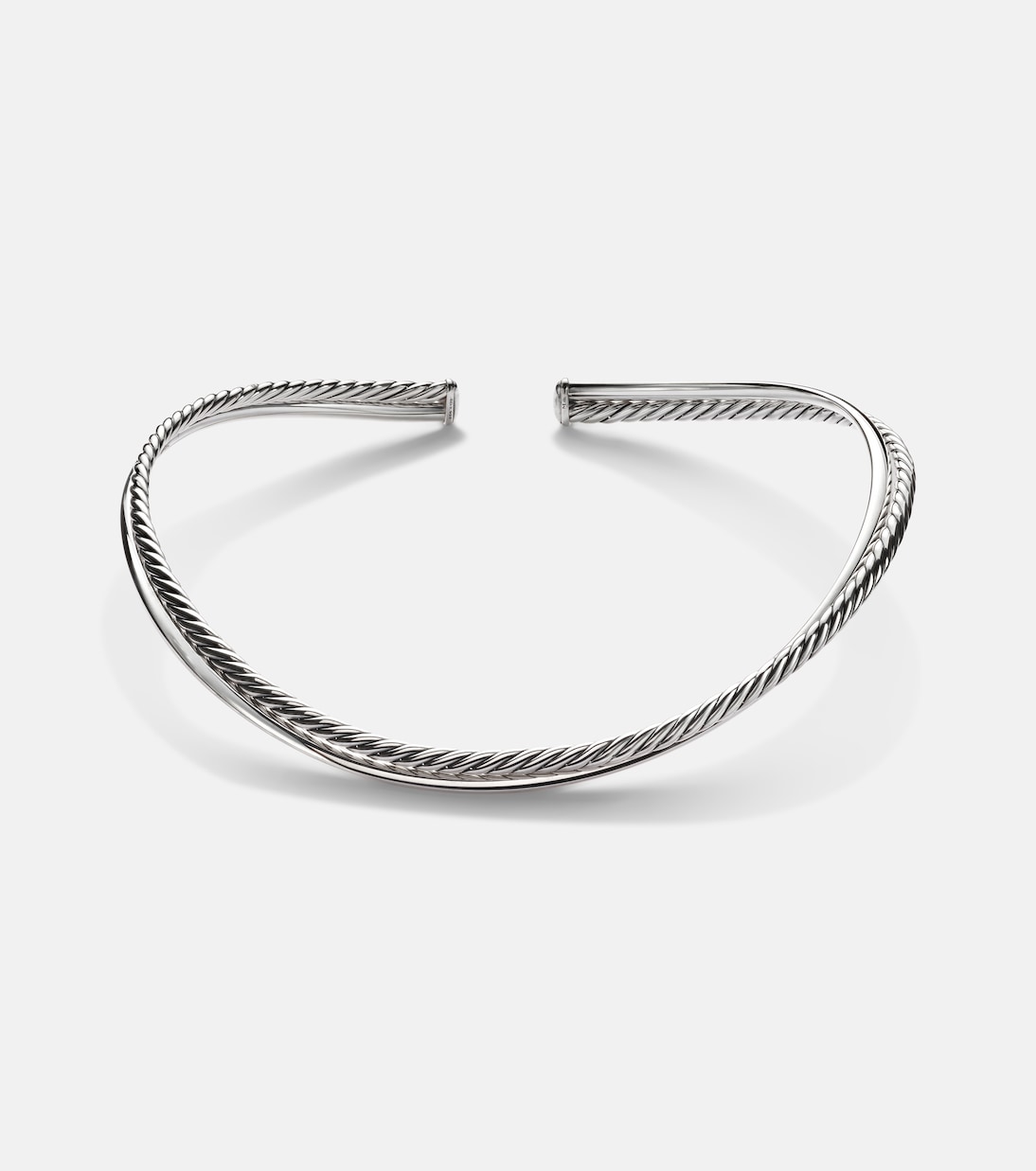 Bold Crossover® sterling silver choker | David Yurman