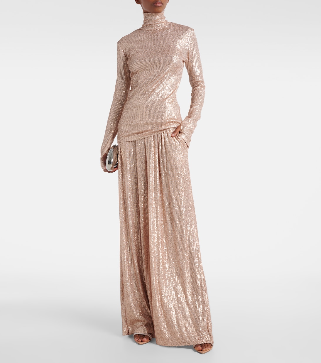 Pantalon ample à sequins  | Norma Kamali