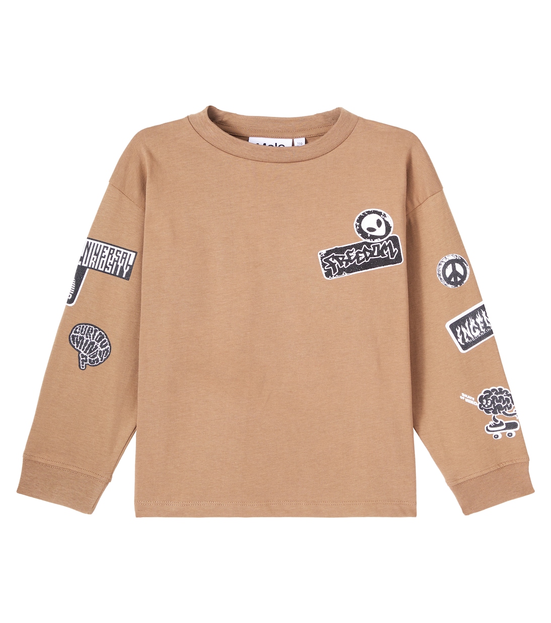 Rube printed cotton sweatshirt | Molo
