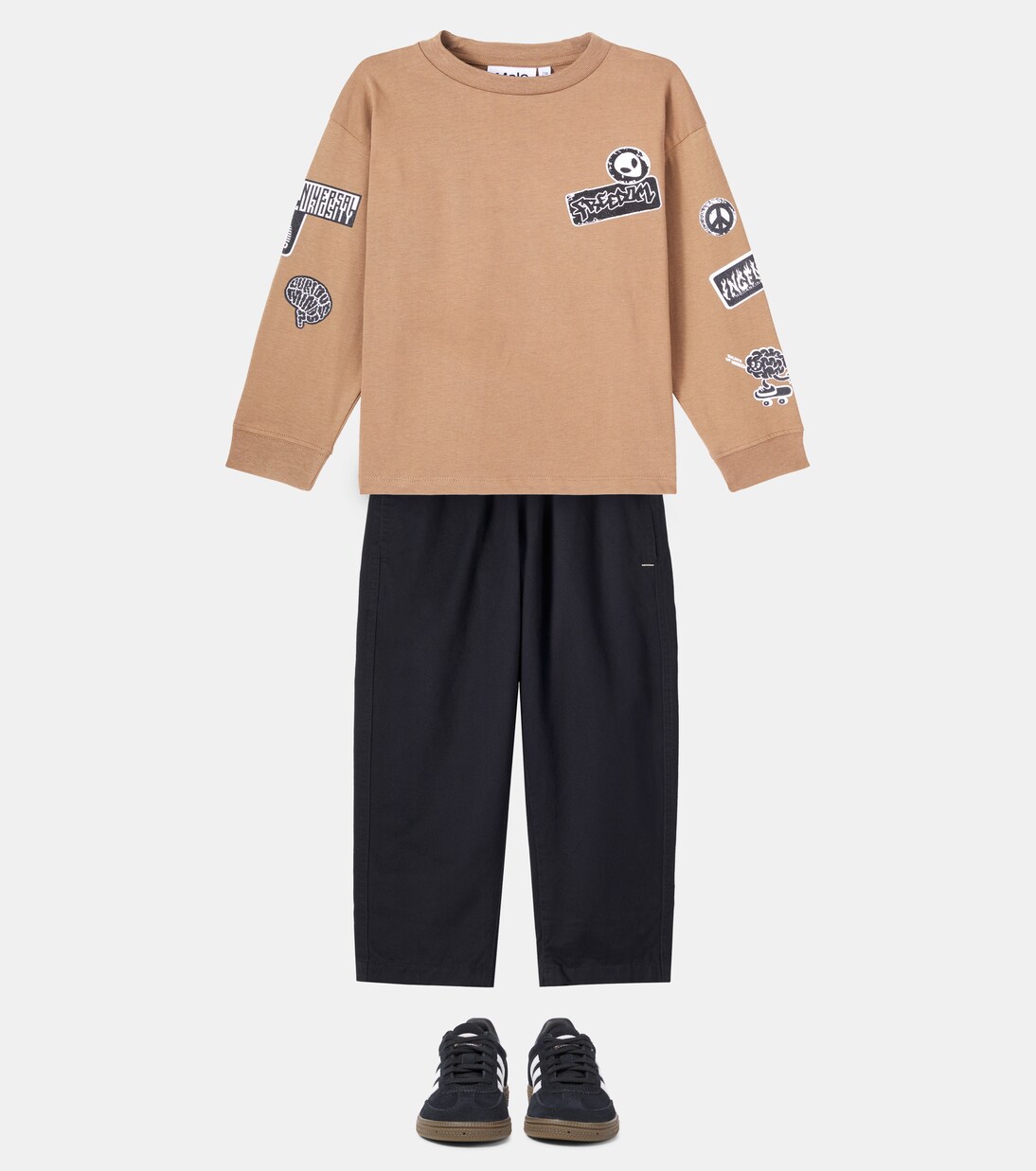 Rube printed cotton sweatshirt | Molo