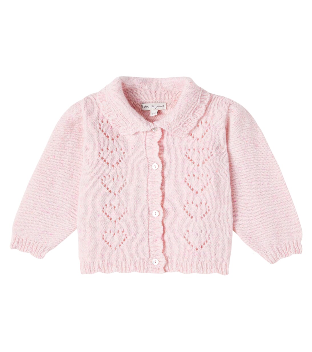 Baby Monna Baby wool-blend cardigan | Bebe Organic