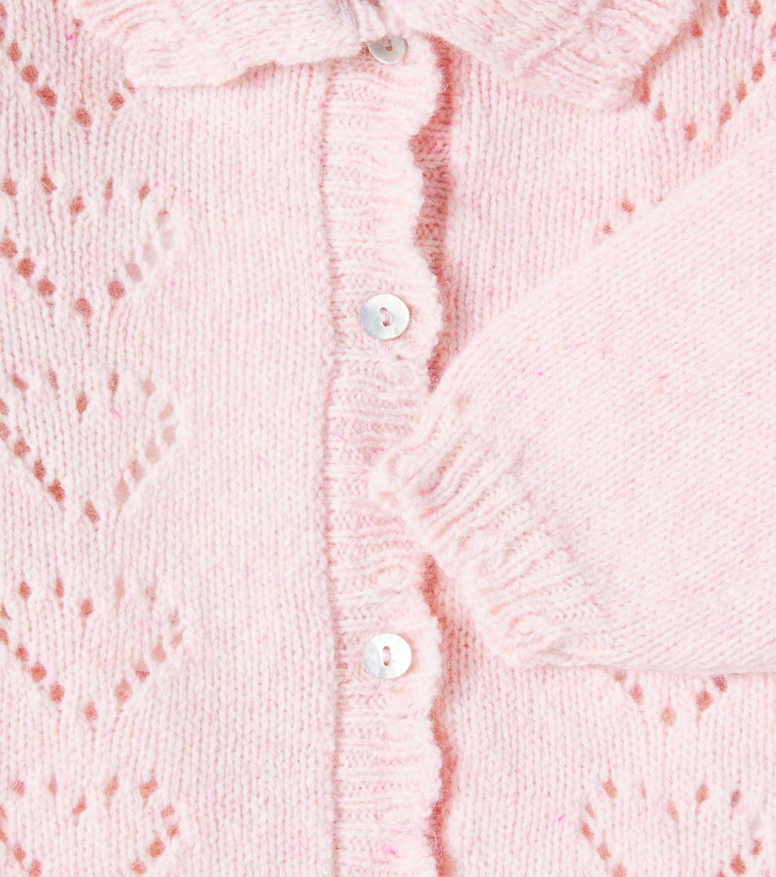 Baby Monna Baby wool-blend cardigan | Bebe Organic