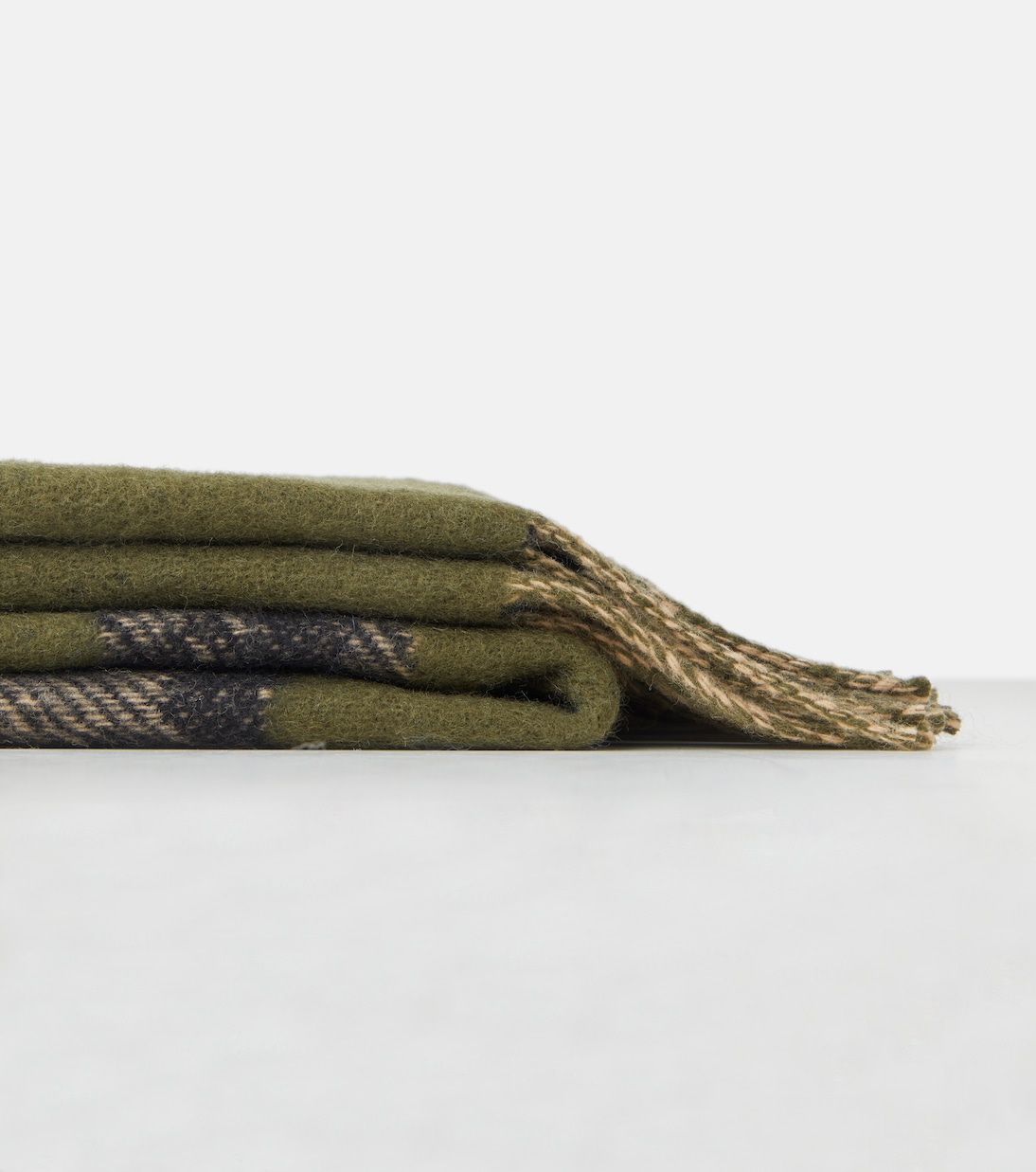Anagram fringed wool and cashmere blanket | Loewe