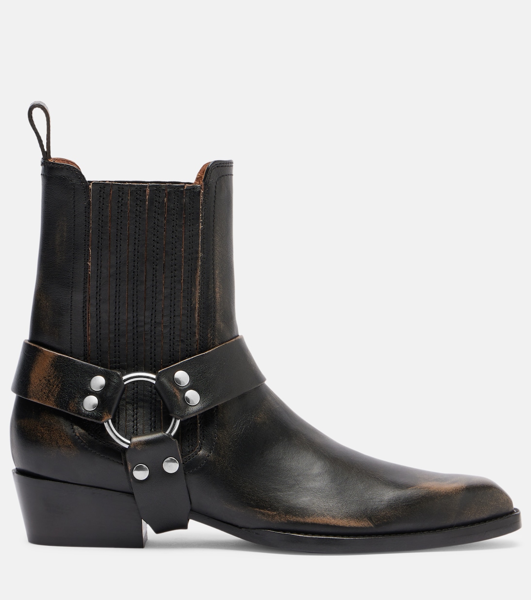 Helena leather biker boots | Paris Texas