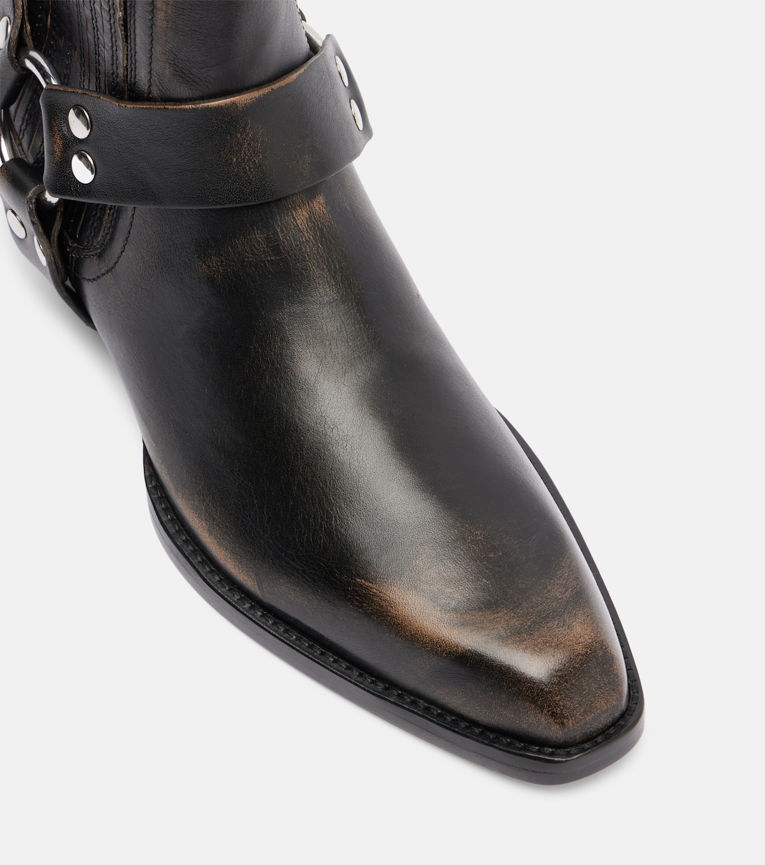 Helena leather biker boots | Paris Texas