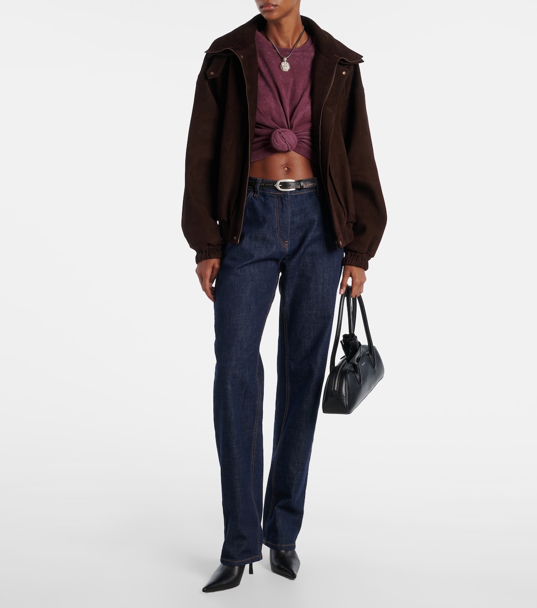 Suede jacket | Magda Butrym