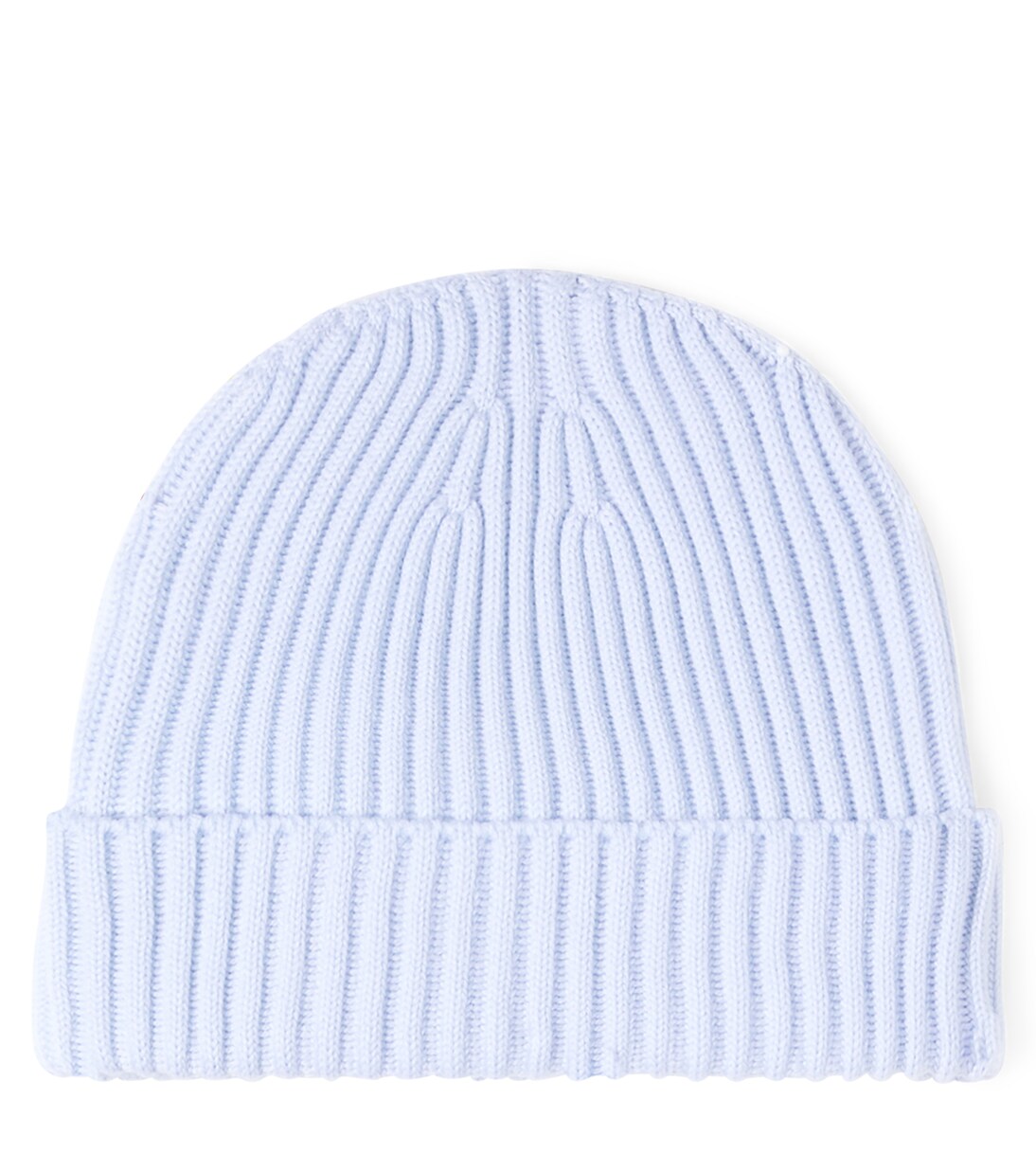 Compass ribbed-knit virgin wool beanie | Stone Island Junior