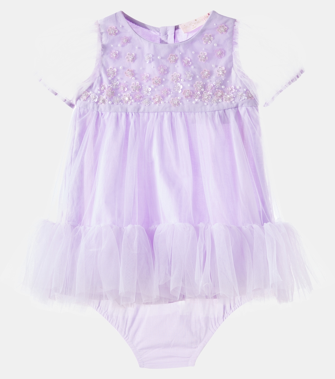 Baby Orchid Radiance set of dress and bloomers | Tutu Du Monde