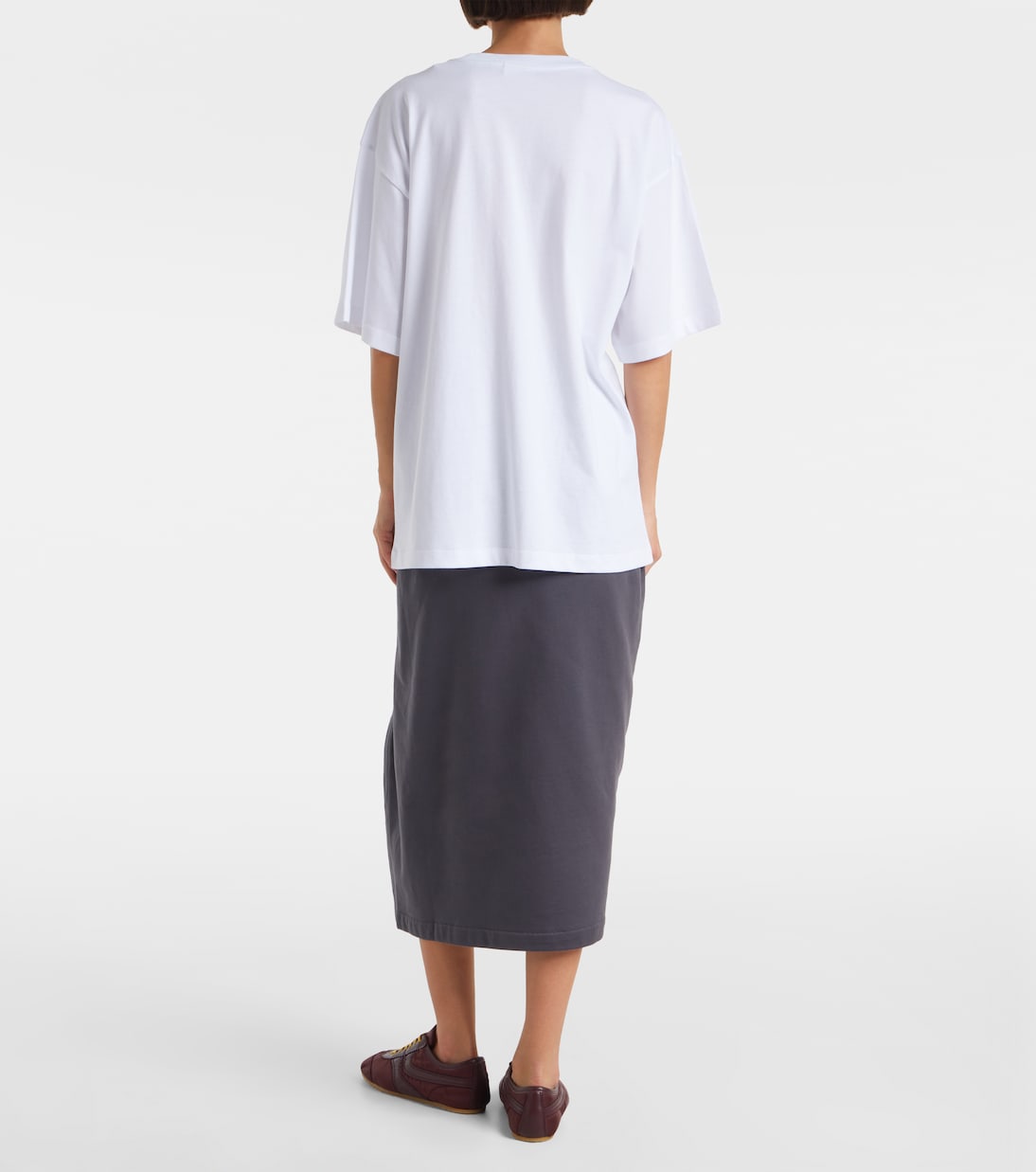 Embroidered oversized cotton T-shirt | Dries Van Noten