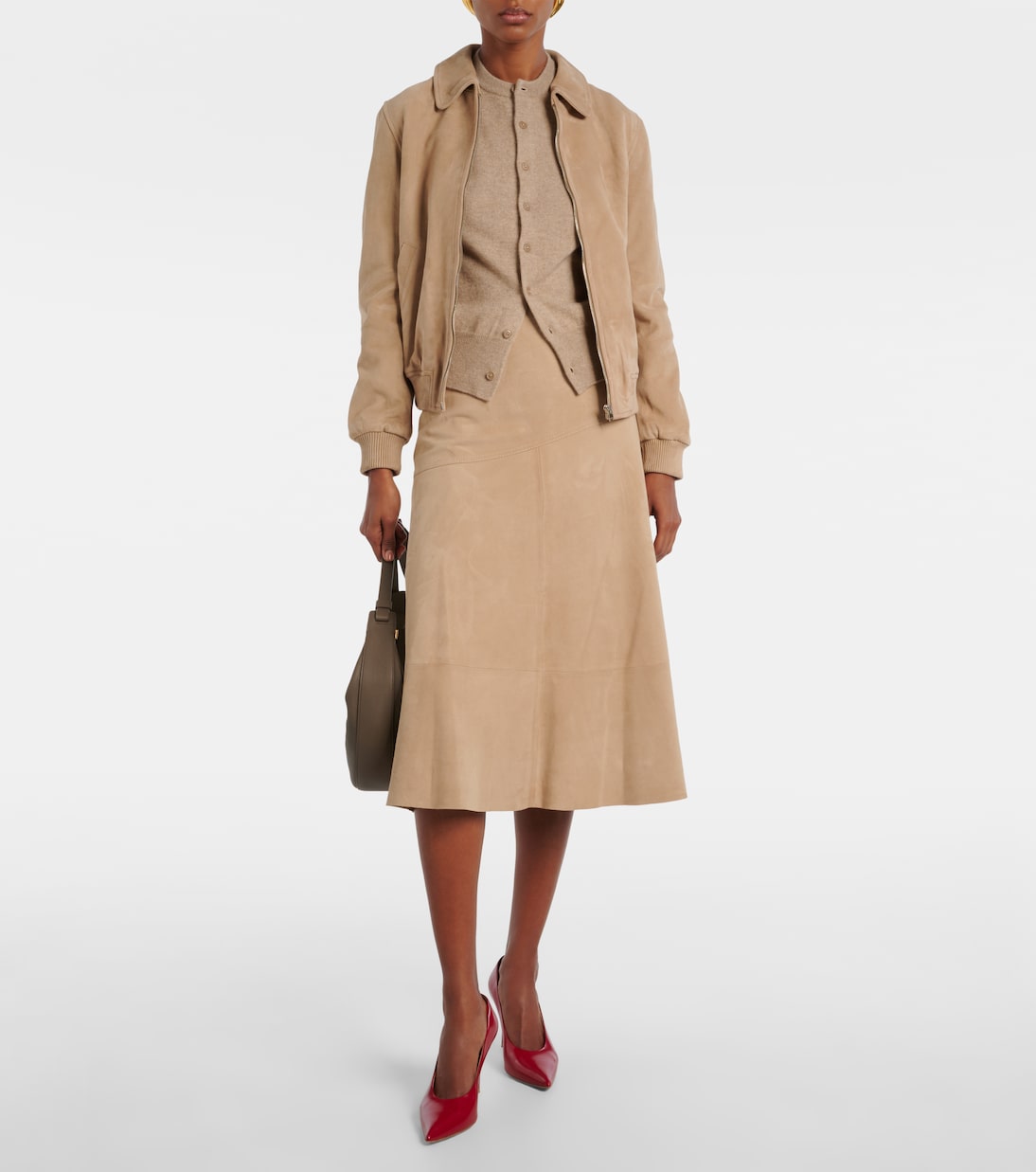 Suede bomber jacket | Yves Salomon