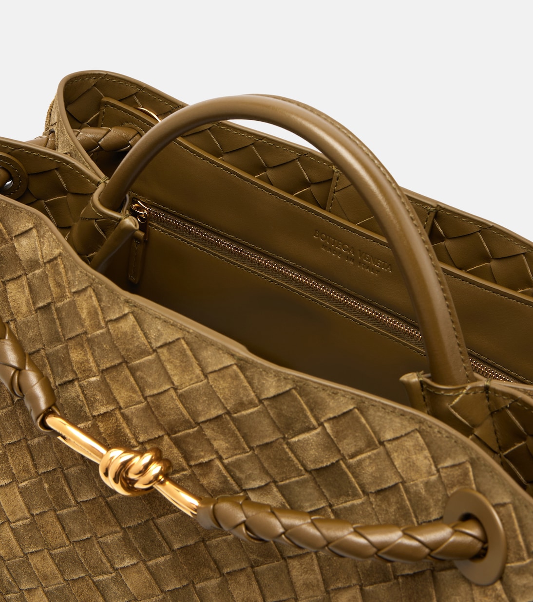 Sac Andiamo Medium en daim | Bottega Veneta