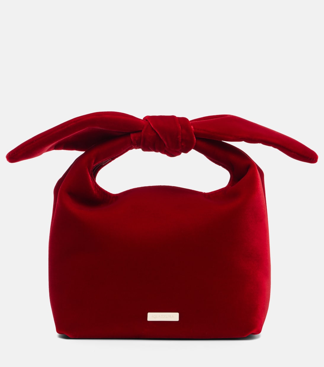 Bow Tie Small velvet tote bag | Aquazzura