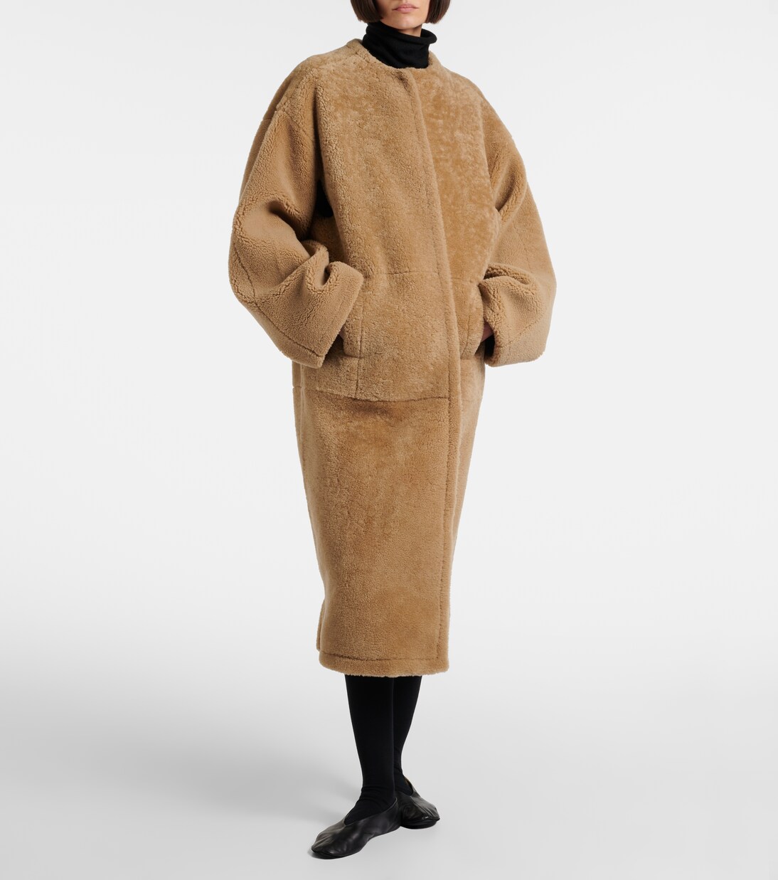Mantel Narol aus Shearling | The Row