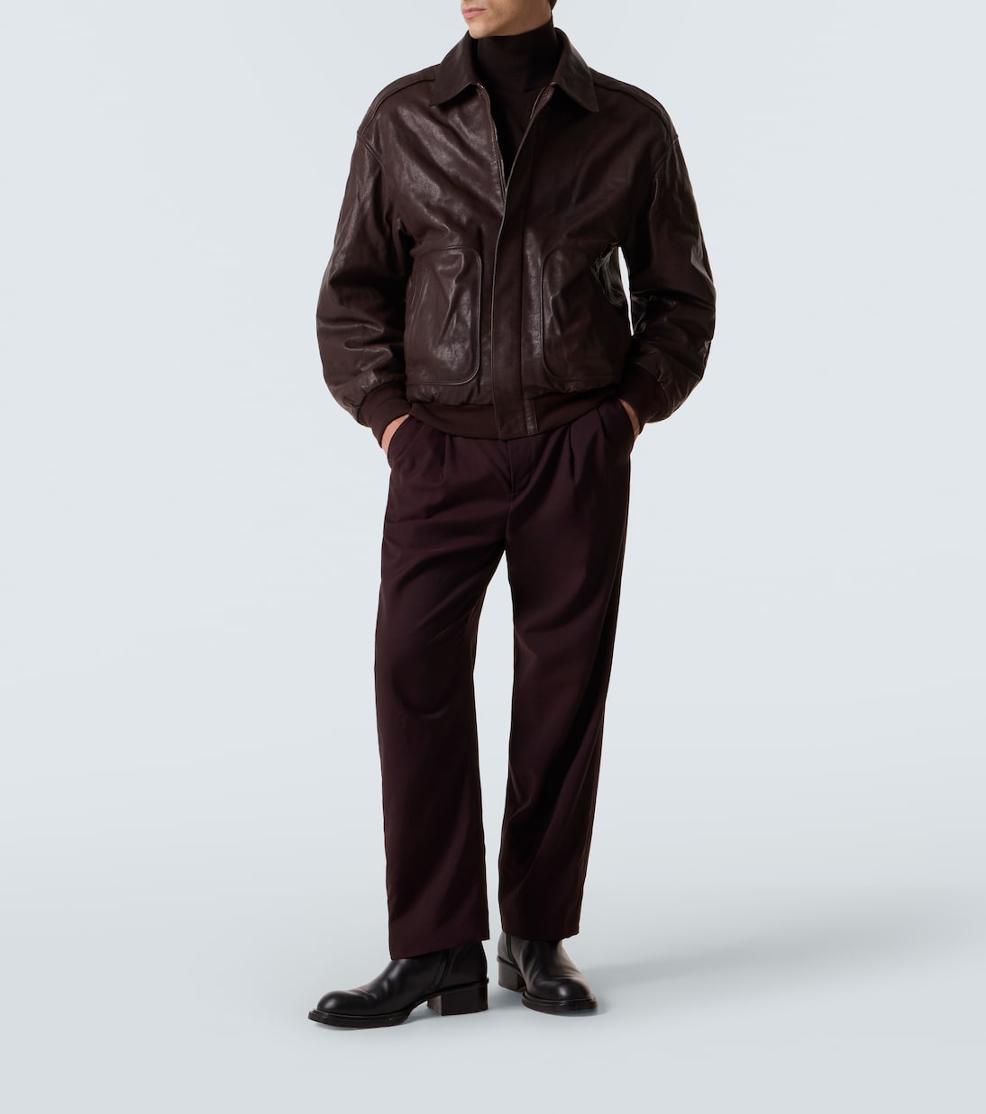 Johnson leather blouson | Calvin Klein Collection