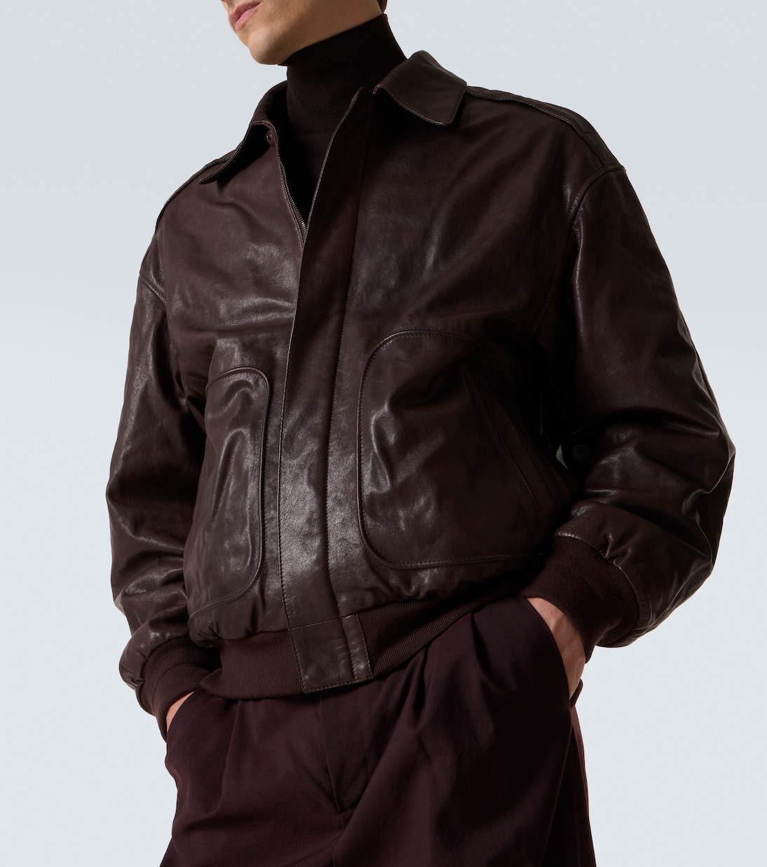 Johnson leather blouson | Calvin Klein Collection