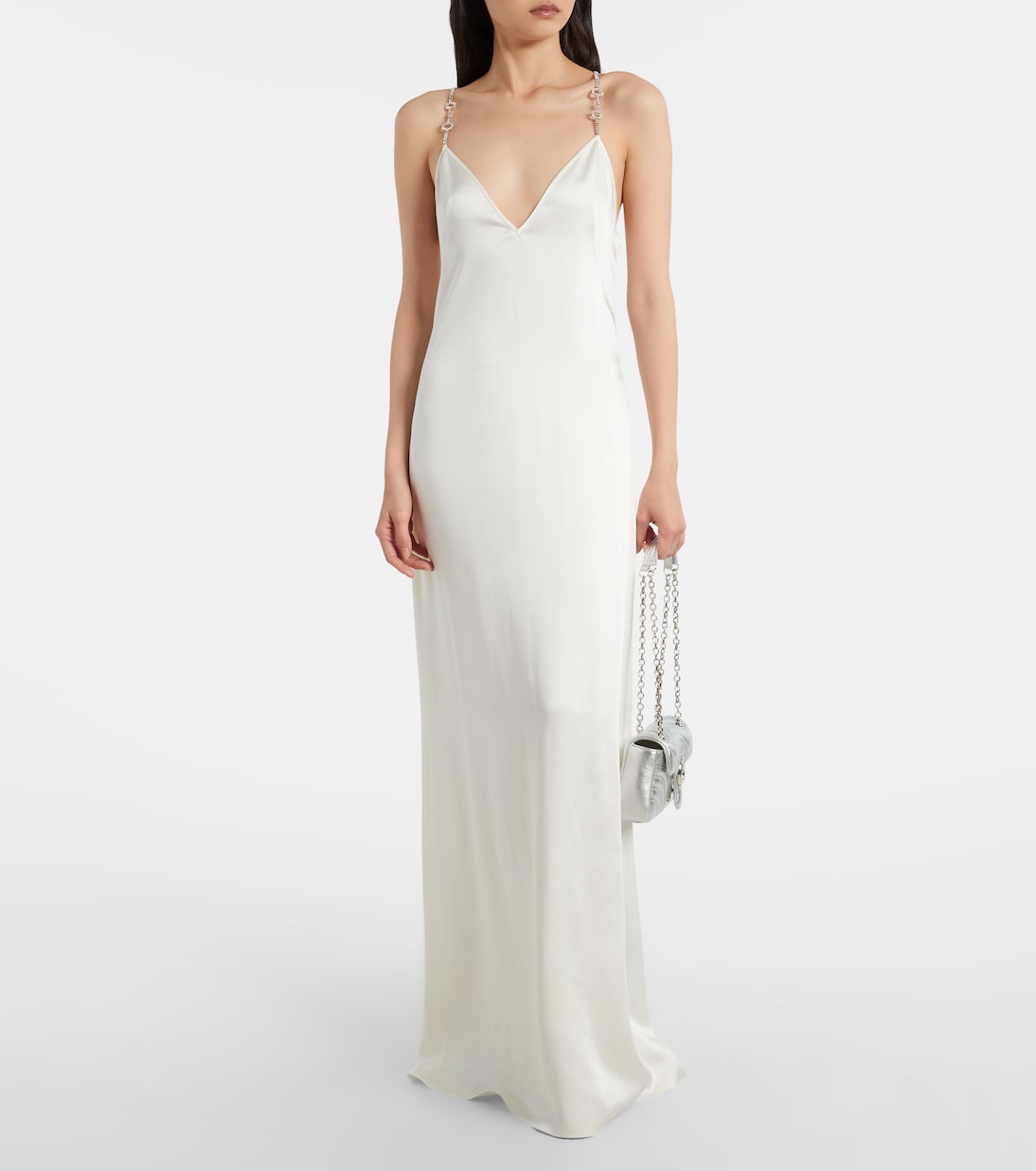 Bolso al hombro GG Marmont Small de piel | Gucci