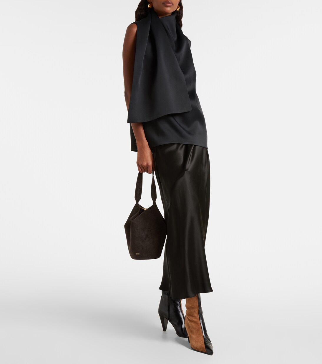 Sac Lotus Mini en daim | Khaite