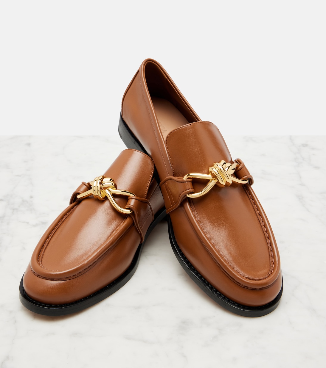 Loafers Astaire Knot aus Leder | Bottega Veneta