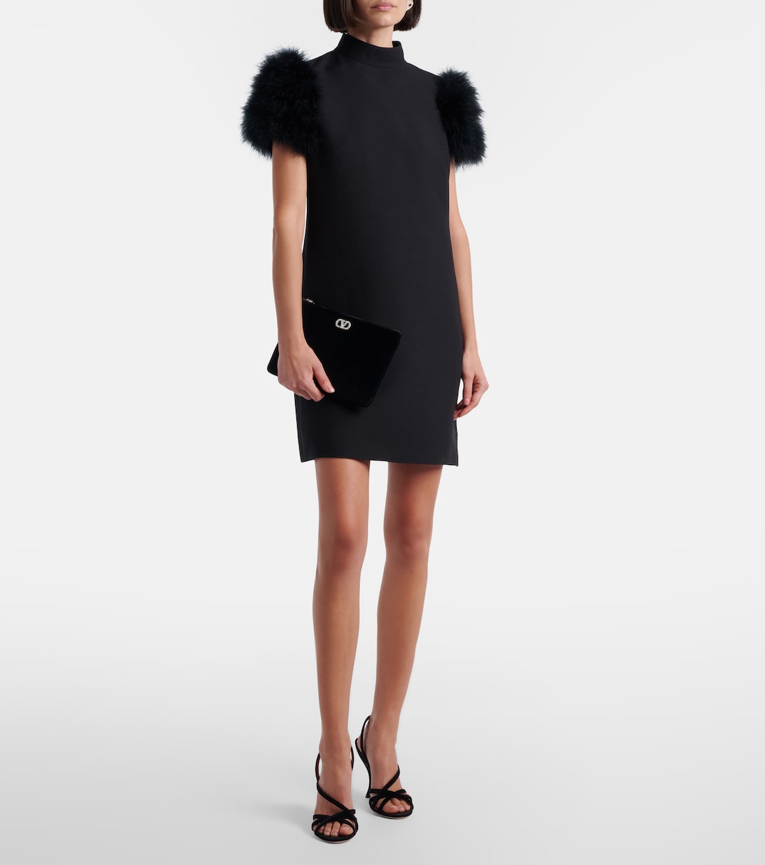 Bustina VLogo in velluto | Valentino Garavani