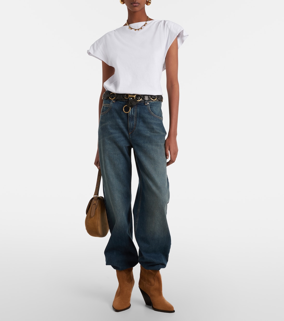 Leyane suede cowboy boots | Isabel Marant