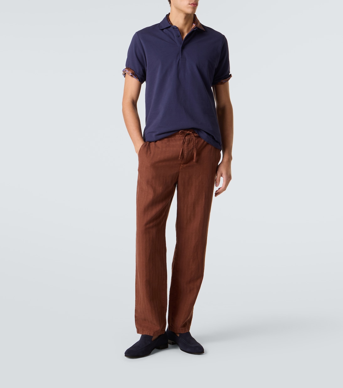 Luca cotton piqué polo shirt | Frescobol Carioca