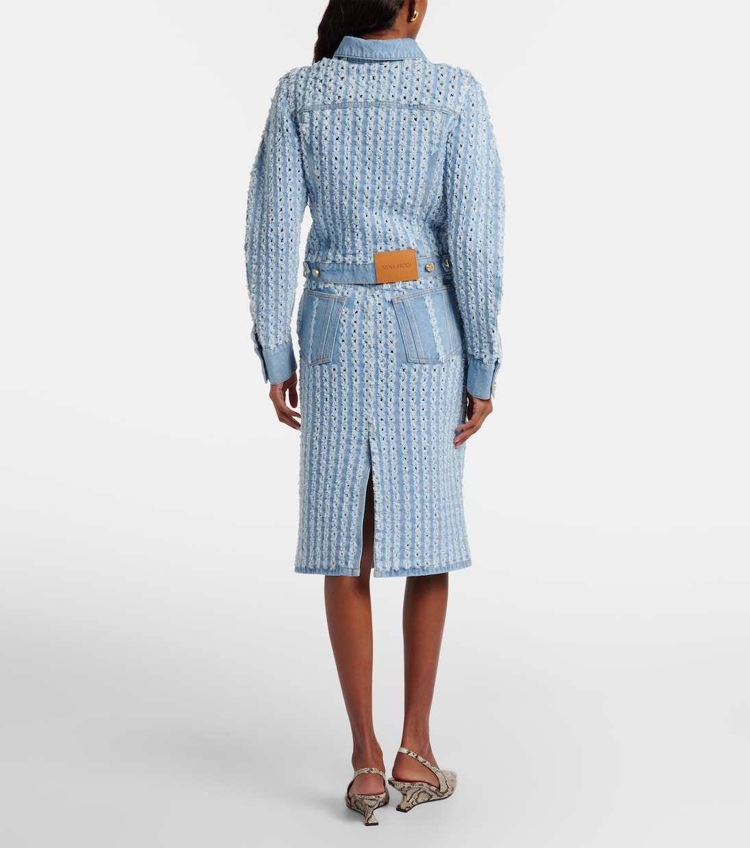 Bleistiftrock aus Denim | Nina Ricci