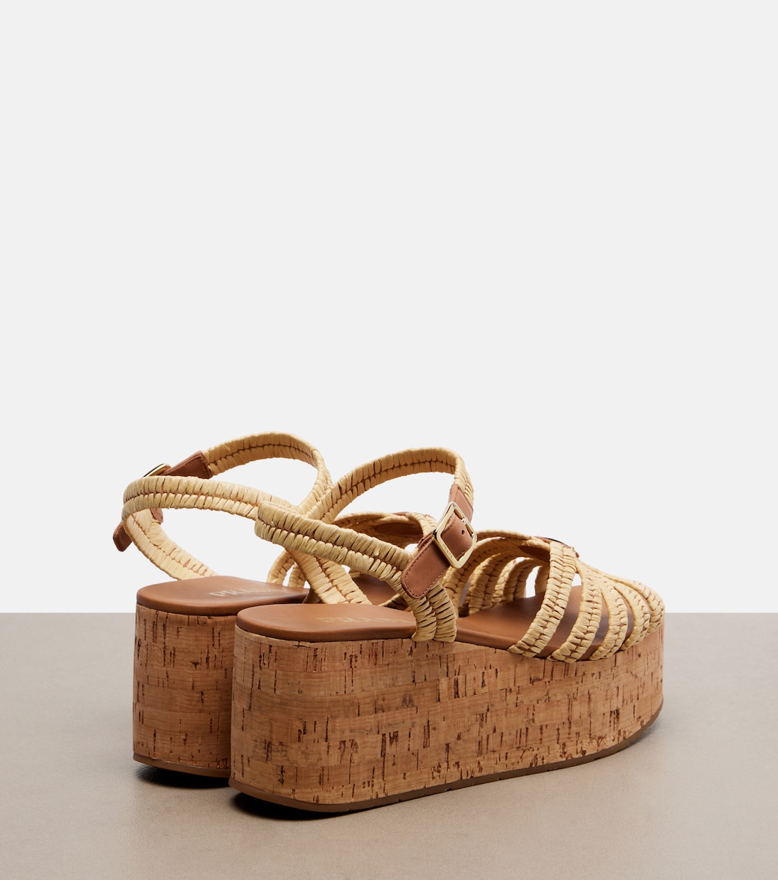Crochet wedge sandals | Prada