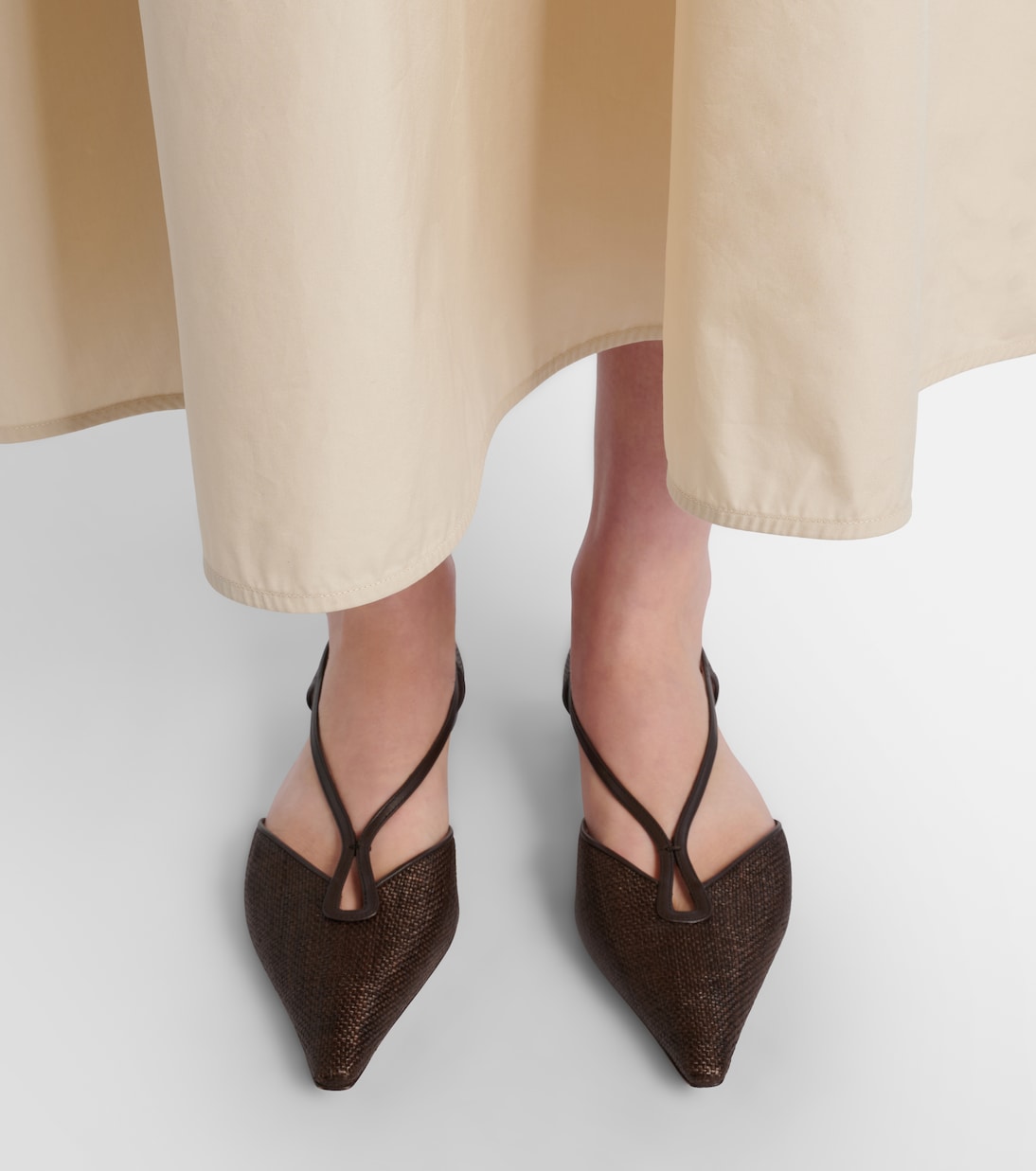 Ballerine Volpino con pelle | Max Mara