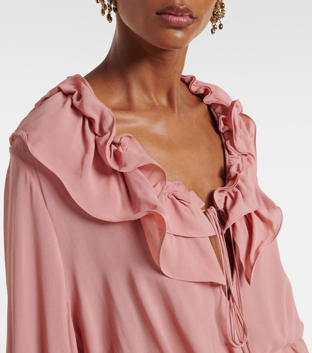 Crop top à volants | Adriana Degreas