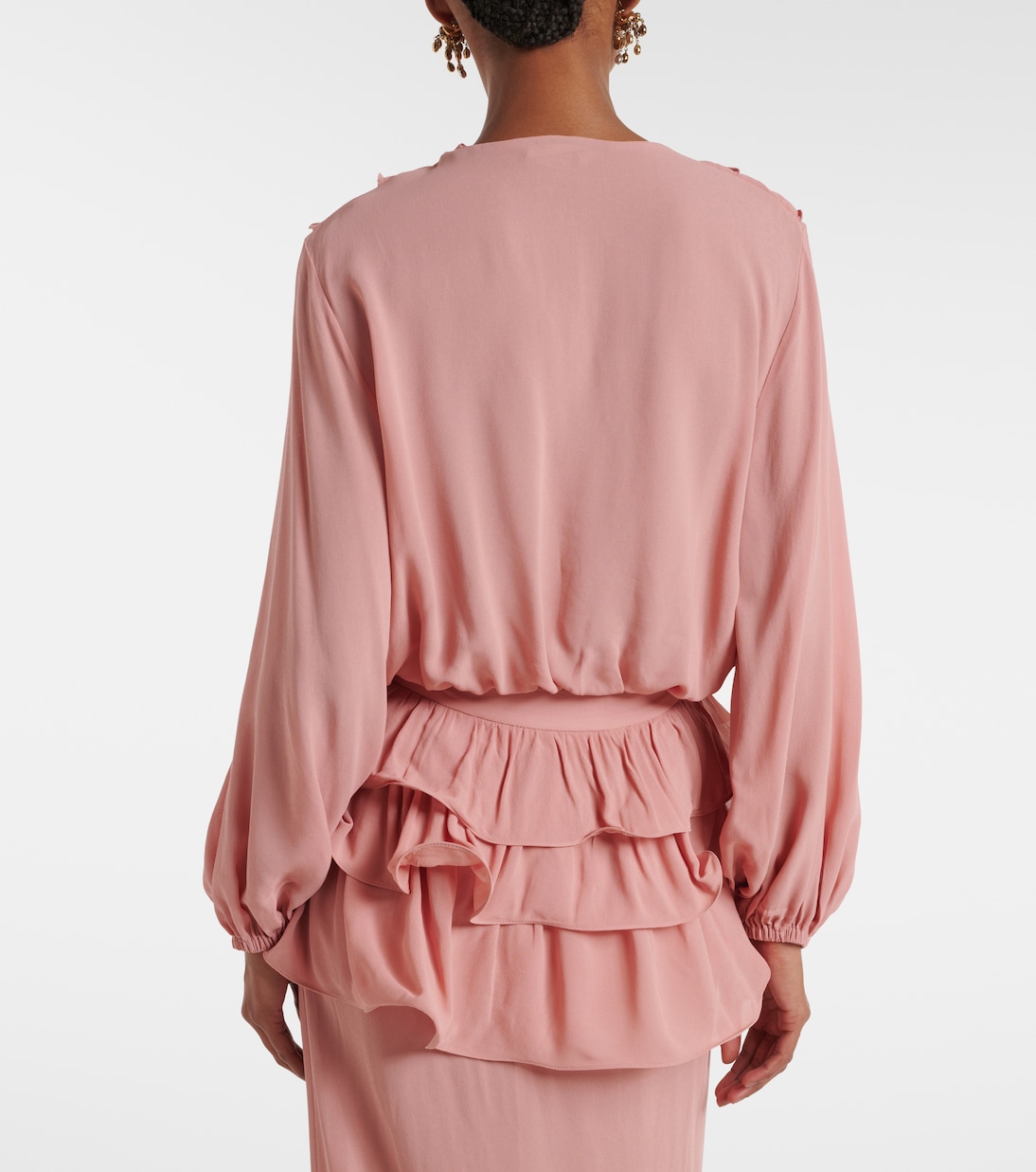 Crop top à volants | Adriana Degreas