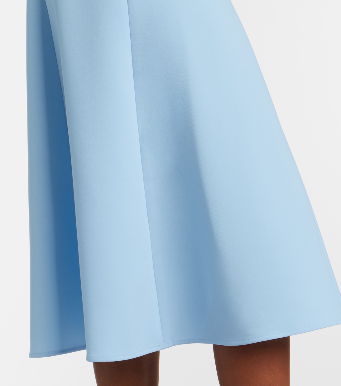 Bow-detail crêpe midi dress | Carolina Herrera