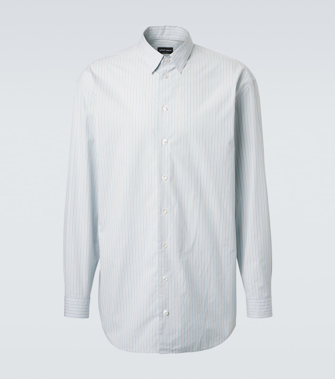 Striped cotton shirt | Giorgio Armani