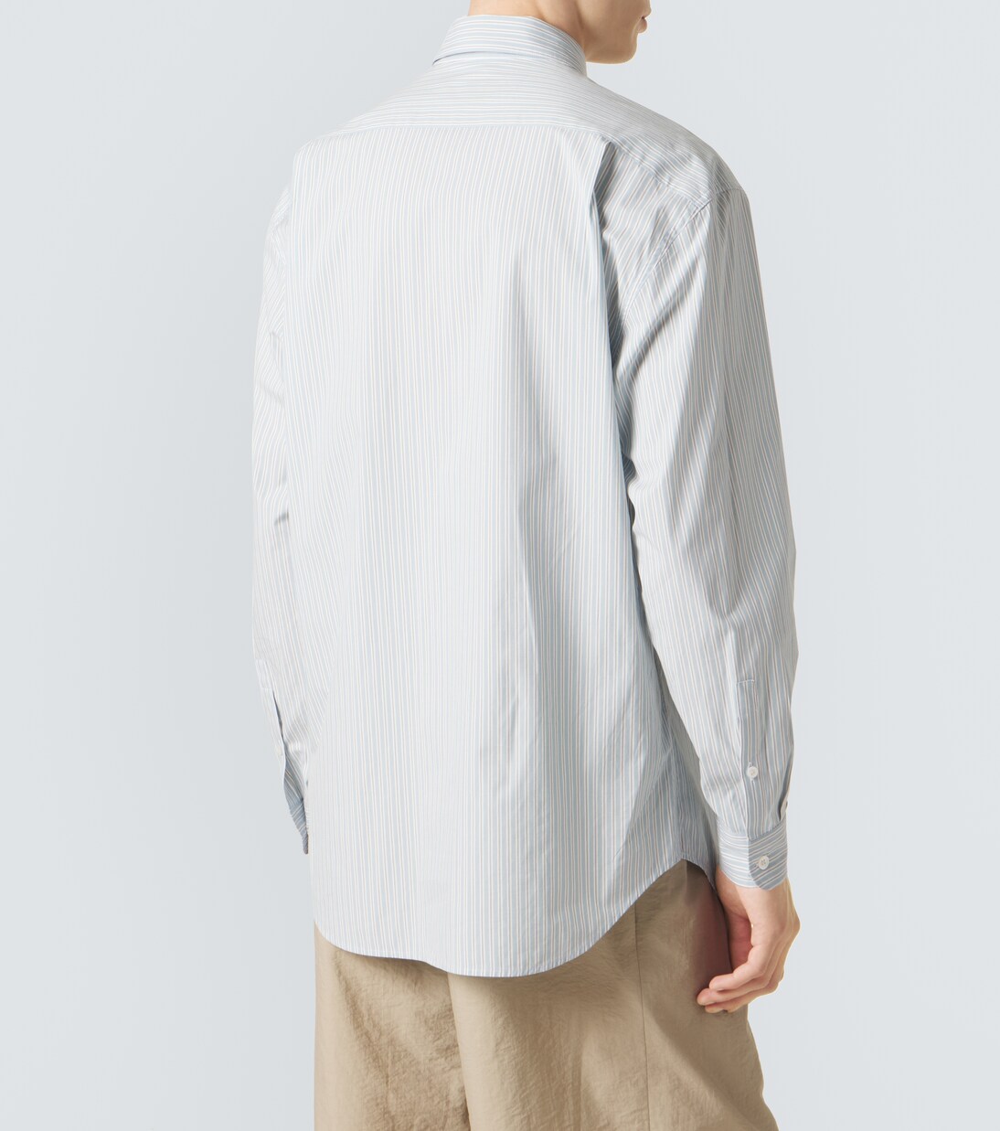 Striped cotton shirt | Giorgio Armani