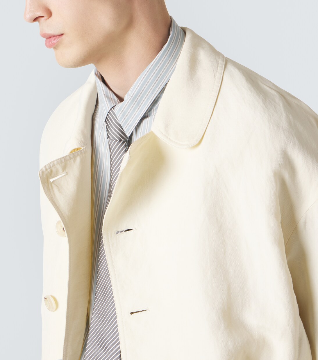 Striped cotton shirt | Giorgio Armani