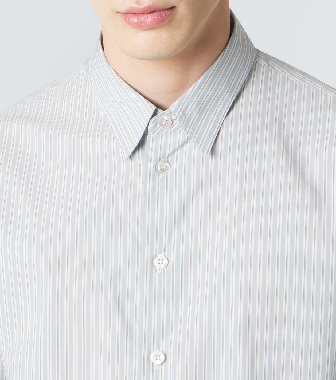 Striped cotton shirt | Giorgio Armani