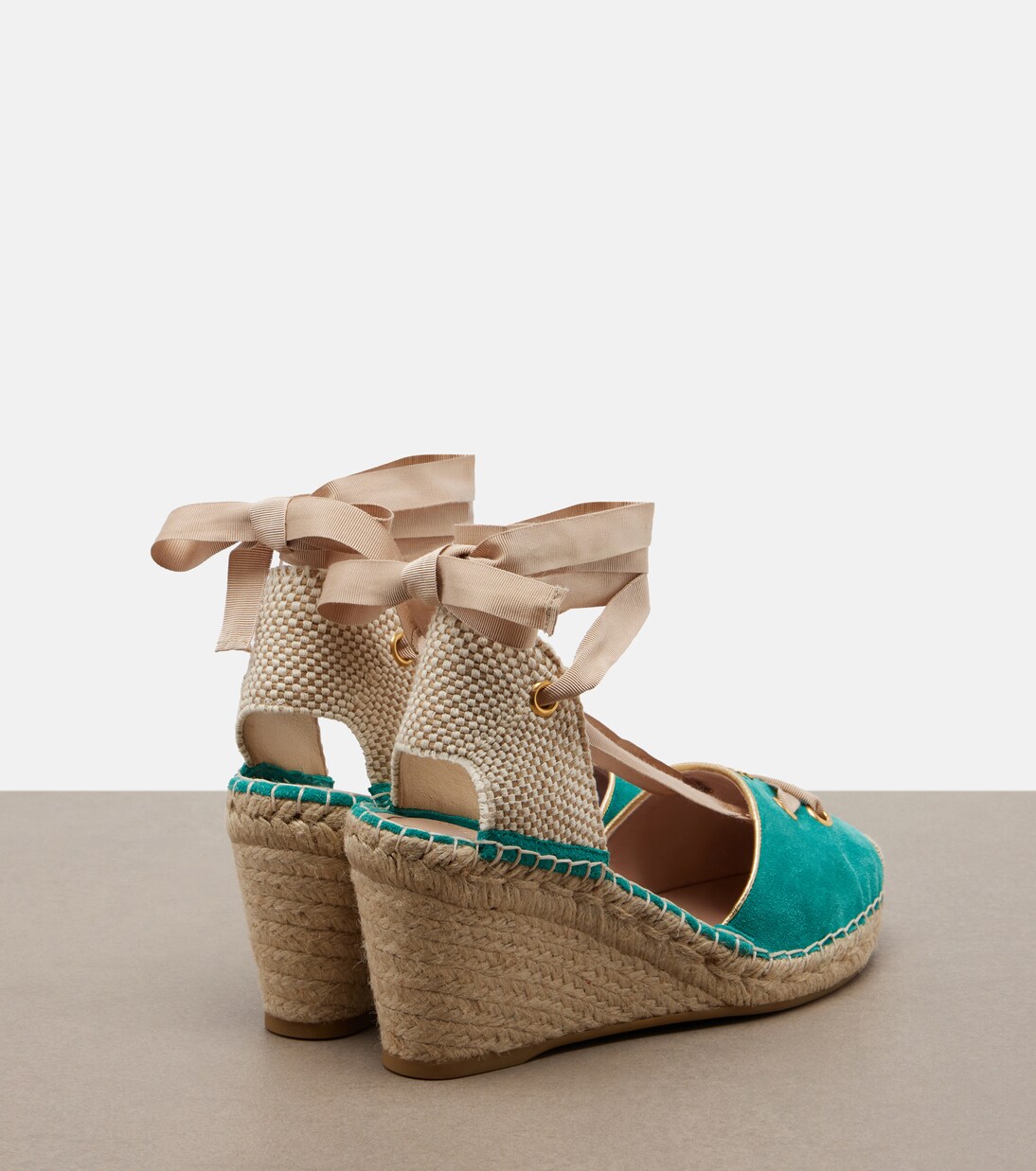 Resort suede espadrille wedges | Valentino Garavani