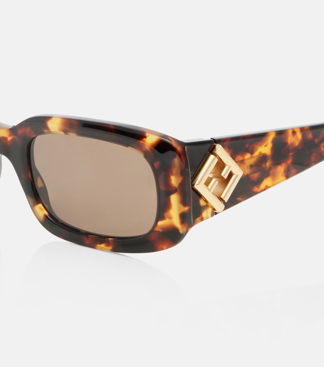Eckige Sonnenbrille FF Diamonds | Fendi