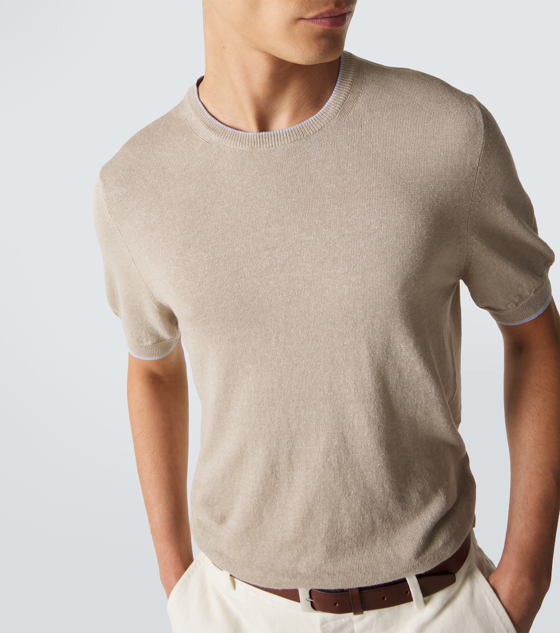 Camiseta de lino y algodón | Fedeli