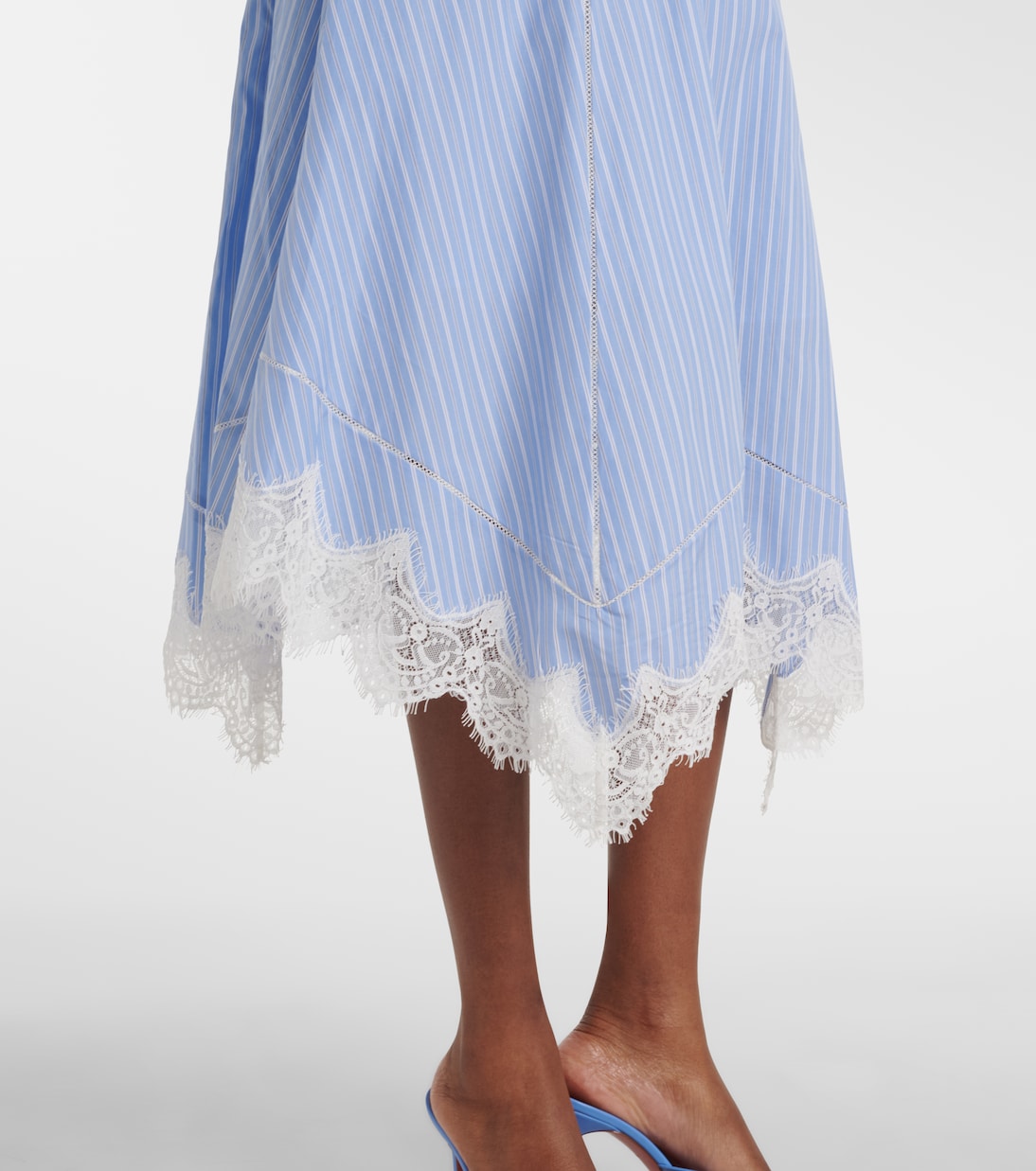 Avaleigh striped cotton midi dress | Simkhai