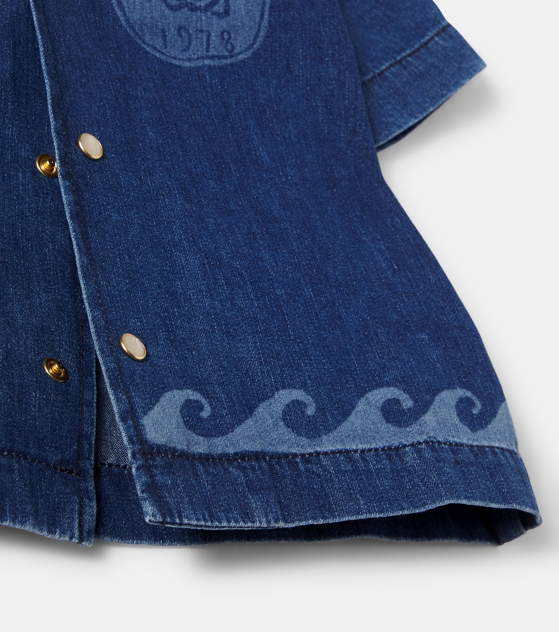 Medusa denim shirt | Versace Kids