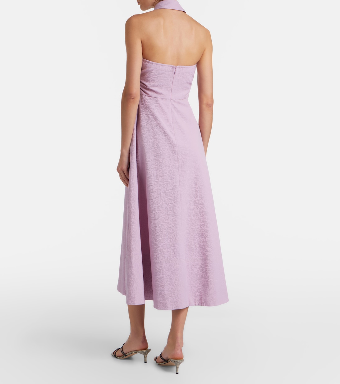 Mackey cotton-blend midi dress | Veronica Beard