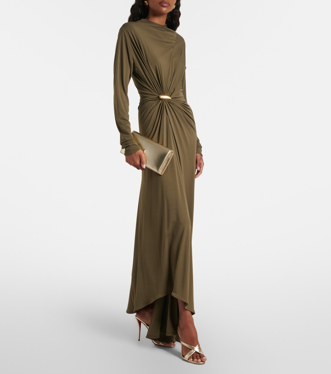 Pantoletten Miss Z aus Metallic-Leder | Christian Louboutin